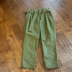 A New Day Olive Belted Chinos